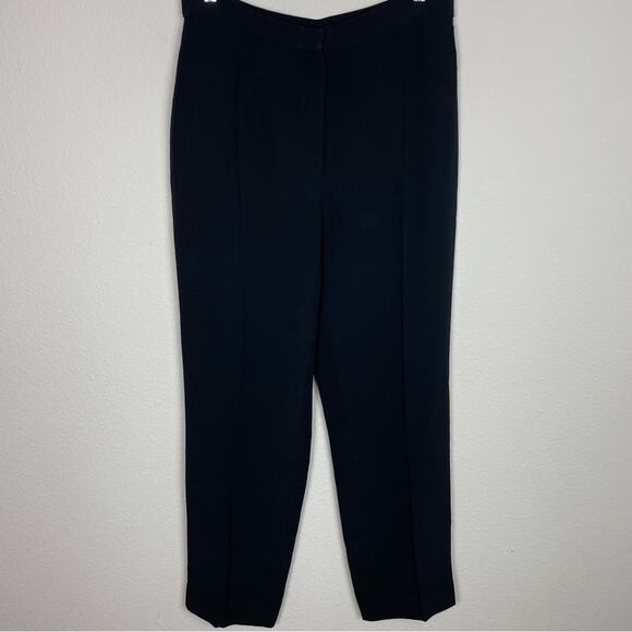 Cheap & Chic by Moschino Black Ankle Dress Pants Trousers  12 - Picture 1 of 8
